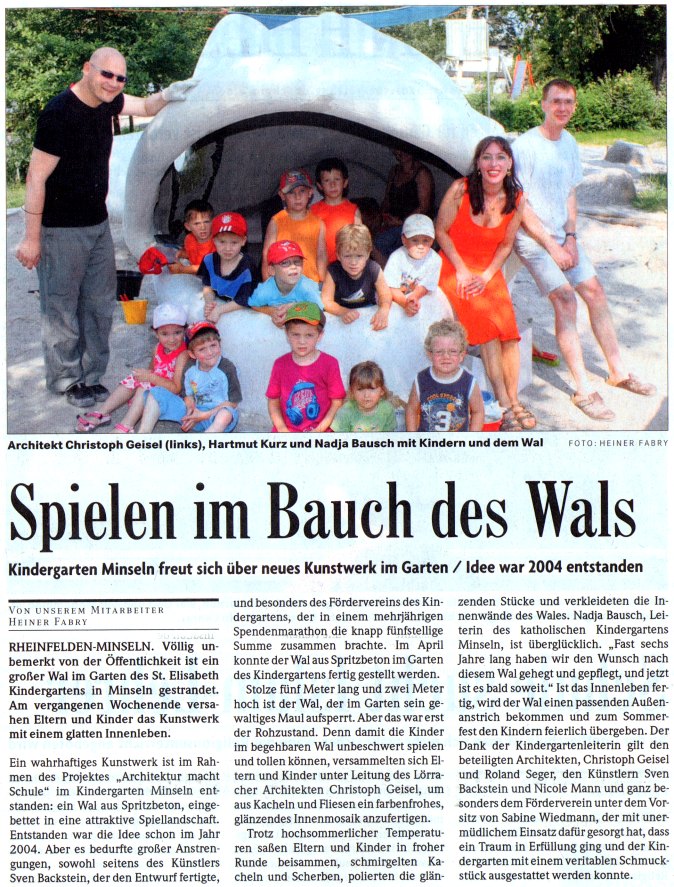 Badische Zeitung vom 7. Juli 2010