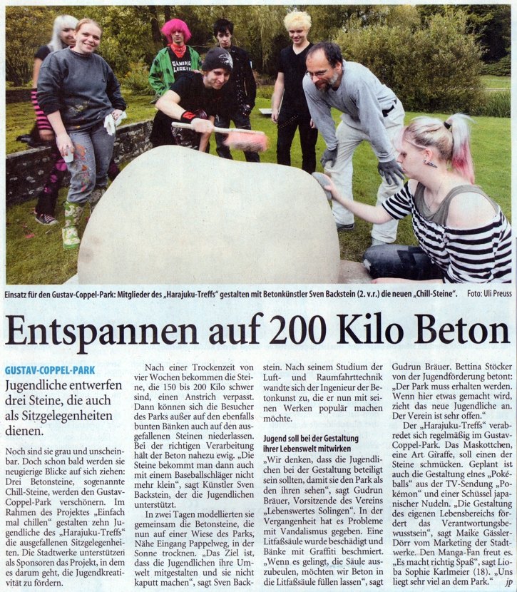 Solinger Tageblatt vom 2. September 2011